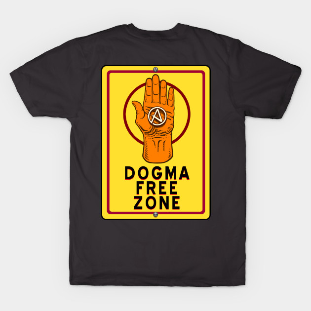 Dogma Free Zone Palm Sign by BeveridgeArtworx